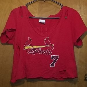 Cardinal crop top